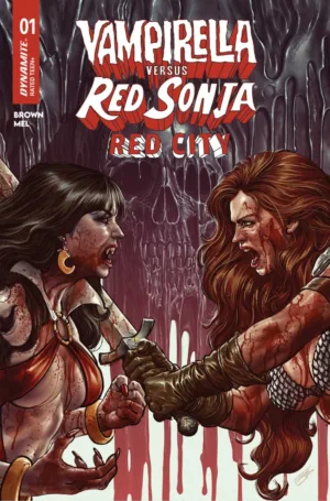 Vampirella Vs. Red Sonja: Red City #1 Cover B Diego Yapur Variant - Ash Avenue Comics