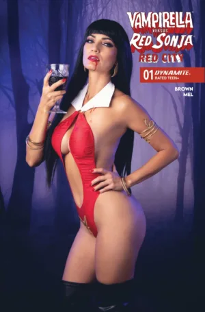 Vampirella Vs. Red Sonja: Red City #1 Cover C Cosplay Vampirella Ivycosplay Variant - Ash Avenue Comics