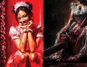 Maid Cafe #4 Cover D Naomi Griffin Holofoil Flip Variant - Ash Avenue Comics