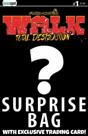 Walk Total Destruction #1 (One Shot) Cover B Stefano Cardoselli Surprise Cover Bagged With Trading Card Variant - Ash Avenue Comics
