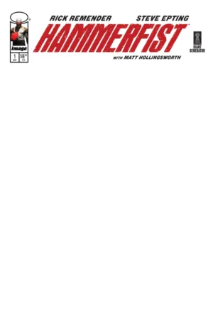 Hammerfist #1 Cover D Blank Sketch Variant (MR) - Ash Avenue Comics