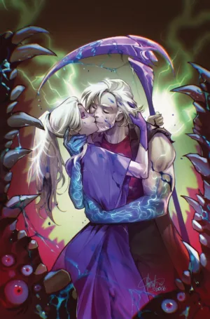 Death Vigil (2026) #1 (Of 6) Cover E Inc 1:25 Mirka Andolfo Virgin Variant (MR) - Ash Avenue Comics