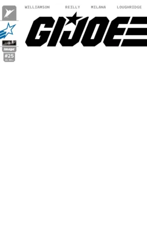 G.I. Joe #25 Cover G Blank Sketch Joe Variant - Ash Avenue Comics