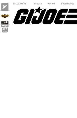 G.I. Joe #25 Cover H Blank Sketch Night Force Variant - Ash Avenue Comics