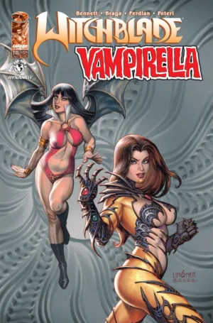 Witchblade/Vampirella #1 (One Shot) Cover B Joseph Michael Linser Variant - Ash Avenue Comics