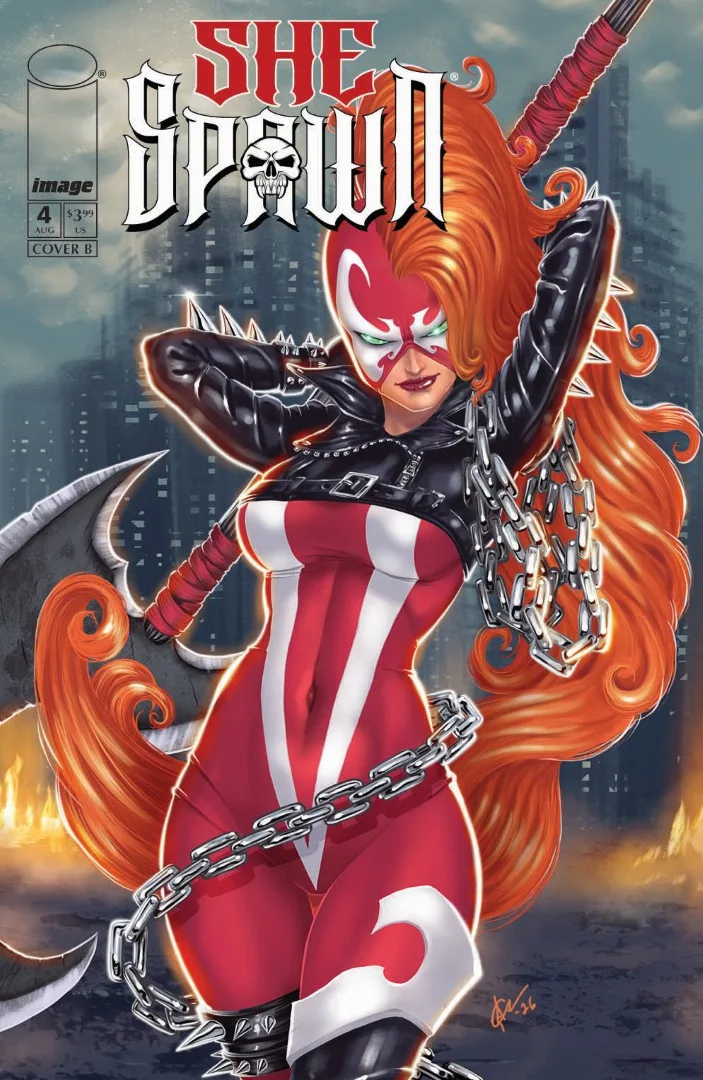She Spawn #4 (Of 5) Cover B Dave Harrigan Variant - Ash Avenue Comics