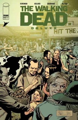 Walking Dead Deluxe #142 Cover B Charlie Adlard & Dave Mccaig Variant (MR) - Ash Avenue Comics