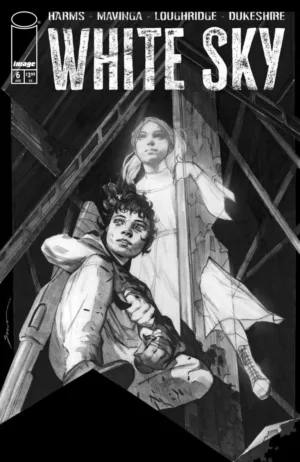 White Sky #6 Cover D Eliza Ivanova B&W Variant (MR) - Ash Avenue Comics