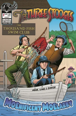 Three Stooges Magnificent Moelarky #1 Cover A Fraim Brothers - Ash Avenue Comics