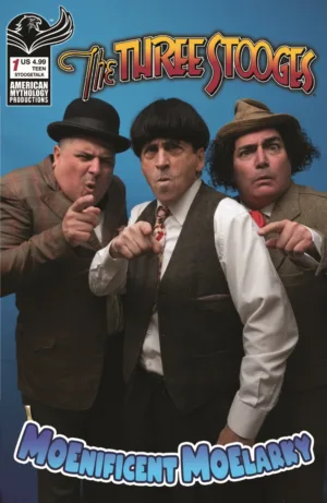 Three Stooges Magnificent Moelarky #1 Cover D Stoogetalk Photo Variant - Ash Avenue Comics
