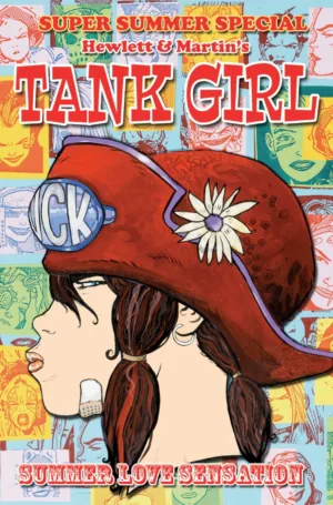 Tank Girl Summer Love Sensation 35th Anniversary Comic (One Shot) Cover B Jamie Hewlett Variant - Ash Avenue Comics