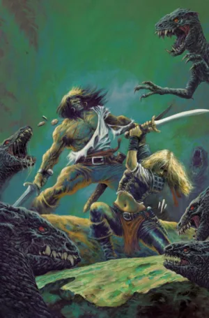 Conan the Barbarian #34 Cover E Juan Alberto Hernandez Virgin Cardstock Variant (MR) - Ash Avenue Comics