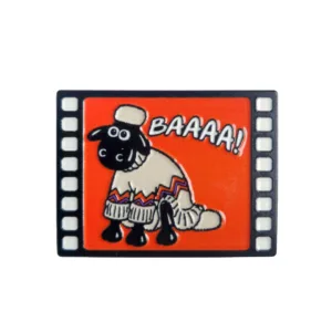 Wallace & Gromit Shaun Enamel Pin Badge - Ash Avenue Comics