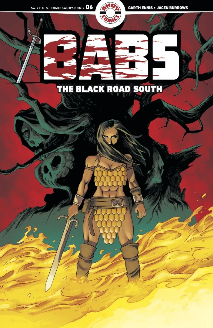 Babs The Black Road South #6 (Of 6) Cover B 3 Copy Declan Shalvey Unlock Variant - Ash Avenue Comics