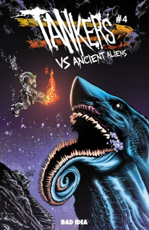 Tankers Vs. Ancient Aliens #4 (Of 4) Cover B Joshua Derstine & John Livesay Variant - Ash Avenue Comics