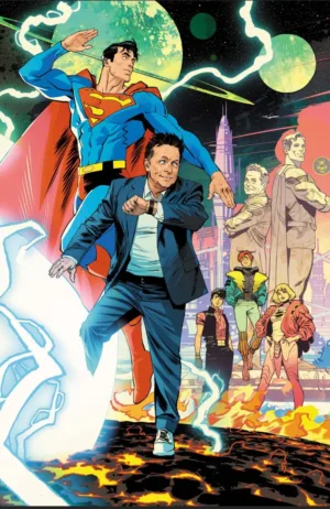 Legion of Super-Heroes #1 Cover H Dan Mora Michael J Fox Cameo Variant - Ash Avenue Comics