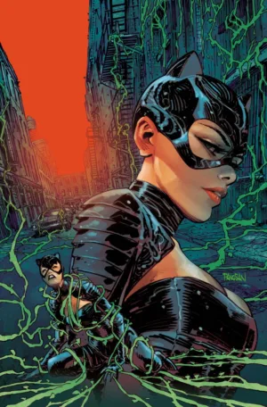 Catwoman #91 Cover E Dan Panosian Bad Seeds Spot Foil Variant (Batman: Bad Seeds) - Ash Avenue Comics