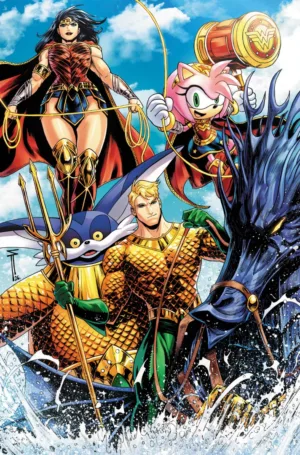DC x Sonic the Hedgehog: Metal Legion #5 (Of 5) Cover C Serg Acuna Variant - Ash Avenue Comics