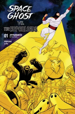 Space Ghost Vs. The Herculoids #1 Cover B Drew Moss Variant - Ash Avenue Comics