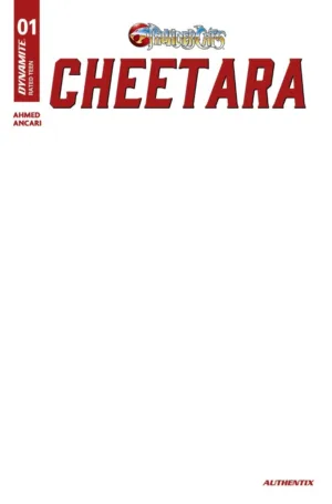 ThunderCats: Cheetara #1 Cover F Blank Authentix Variant - Ash Avenue Comics