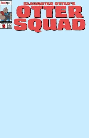 Otter Squad #5 Cover D Baby Blue Blank Sketch Cover Bagged With Trading Card Variant - Ash Avenue Comics
