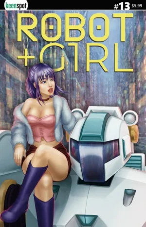 Robot + Girl #13 Cover B Valery Kuts Variant - Ash Avenue Comics
