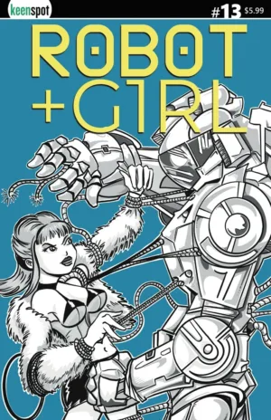 Robot + Girl #13 Cover C Christopher Whitehead Variant - Ash Avenue Comics