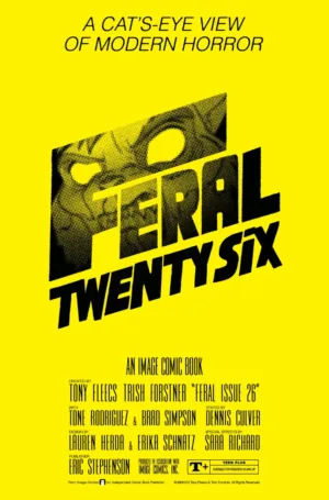 Feral #26 Cover B Tony Fleecs & Trish Forstner The Shining Homage Variant - Ash Avenue Comics