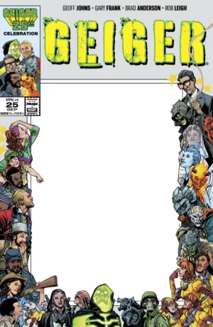Geiger #25 Cover E Blank Sketch Variant - Ash Avenue Comics