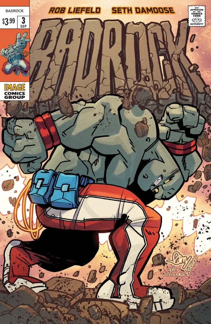 Badrock #3 Cover C Seth Damoose Variant - Ash Avenue Comics