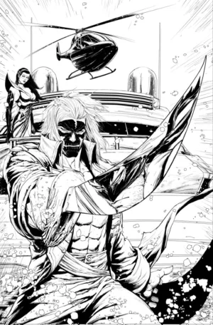 Final Boss #10 Cover D Tyler Kirkham Witchblade Team Up Variant (MR) - Ash Avenue Comics