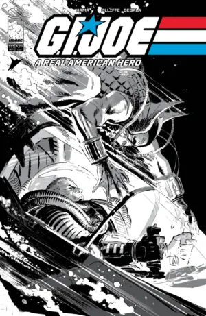 G.I. Joe: A Real American Hero #332 Cover B Lee Weeks B&W Variant - Ash Avenue Comics