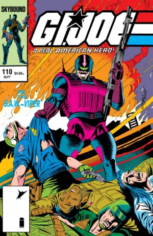 G.I. Joe: A Real American Hero #110 Hama Files Edition Cover C Ron Garney & Bob Mcleod Foil Variant - Ash Avenue Comics