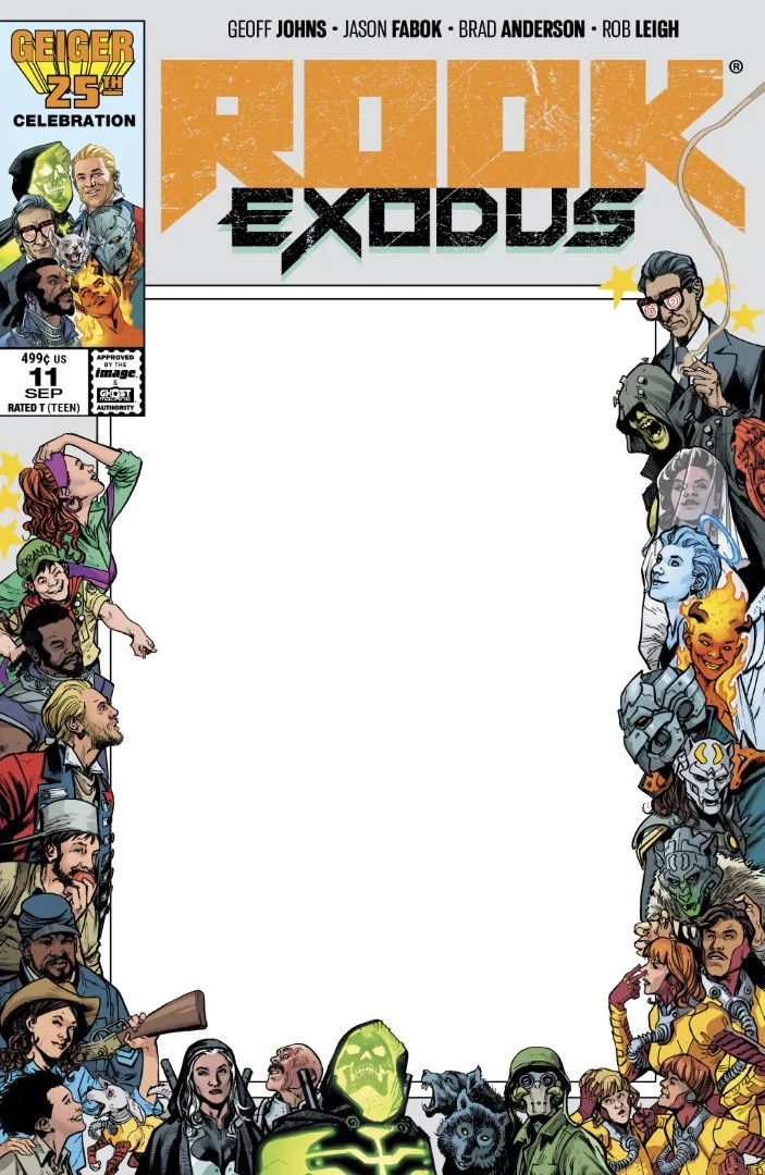 Rook: Exodus #11 Cover E Blank Sketch Variant - Ash Avenue Comics