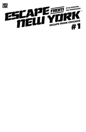 Escape from New York: Escape from Chicago #1 Cover F Blank Sketch Variant - Ash Avenue Comics