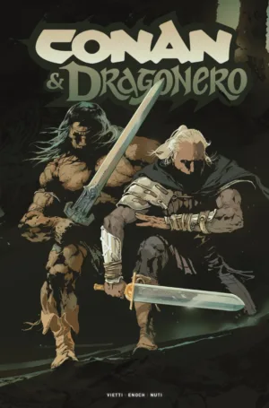 Conan the Barbarian And Dragonero #5 (Of 7) Cover C Stevan Subic Foil Variant (MR) - Ash Avenue Comics