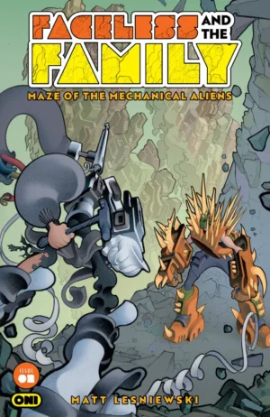 Faceless and the Family Maze of The Mechanical Aliens #2 Cvr A Matt Lesniewski - Ash Avenue Comics