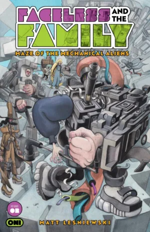 Faceless and the Family Maze of The Mechanical Aliens #2 Cvr B Farel Dalrymple Var - Ash Avenue Comics