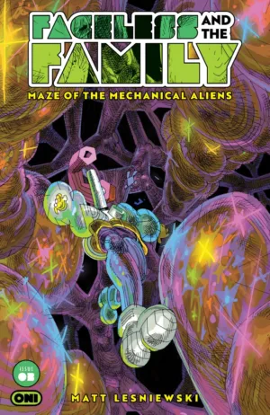 Faceless and the Family: Maze of the Mechanical Aliens #3 Cvr B Emil Ernst Var - Ash Avenue Comics