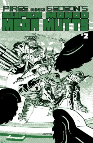 Super Mondo Mega Mutts #2 Cvr B Alex Diotto Homage Var - Ash Avenue Comics