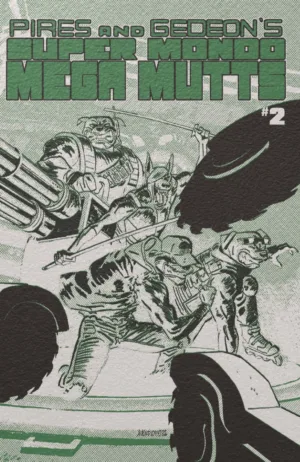 Super Mondo Mega Mutts #2 Cvr E Alex Diotto Foil Var - Ash Avenue Comics