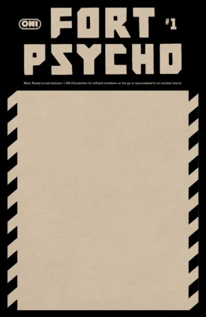 Fort Psycho #1 Cvr E Blank Sketch Var - Ash Avenue Comics