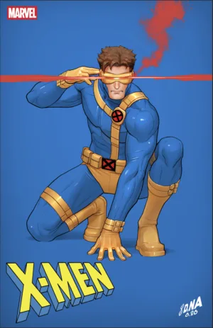 X-Men #33 David Nakayama Color Block Blue Variant - Ash Avenue Comics