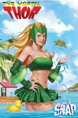 Mortal Thor #13 Inhyuk Lee Marvel Snap Swimsuit Variant - Ash Avenue Comics