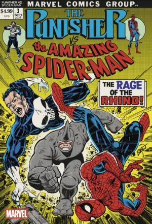 Punisher Vs. Spider-Man #3 Erik Larsen Variant - Ash Avenue Comics