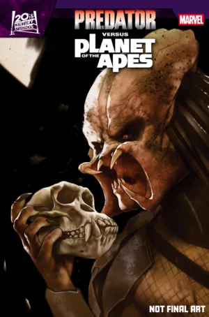 Predator Vs. The Planet of The Apes #1 Ben Oliver Foil Variant - Ash Avenue Comics