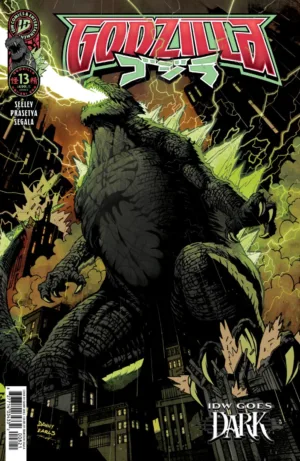 Godzilla [Kai-Sei Era] #13 Variant D (Earls IDW Goes Dark Variant) - Ash Avenue Comics
