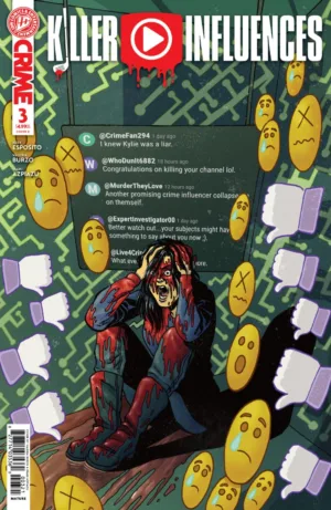 Killer Influences #3 Variant B (Burzo) - Ash Avenue Comics