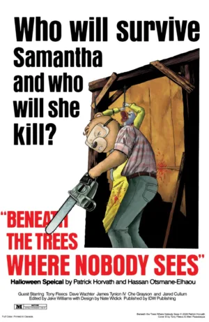 Beneath the Trees Where Nobody Sees Halloween Special Variant B (Fleecs Movie Homage Cover) - Ash Avenue Comics