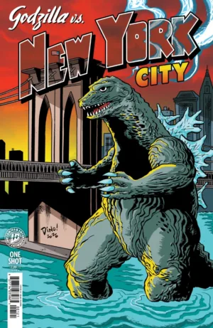 Godzilla Vs. America: New York City Variant B (Haspeil) - Ash Avenue Comics